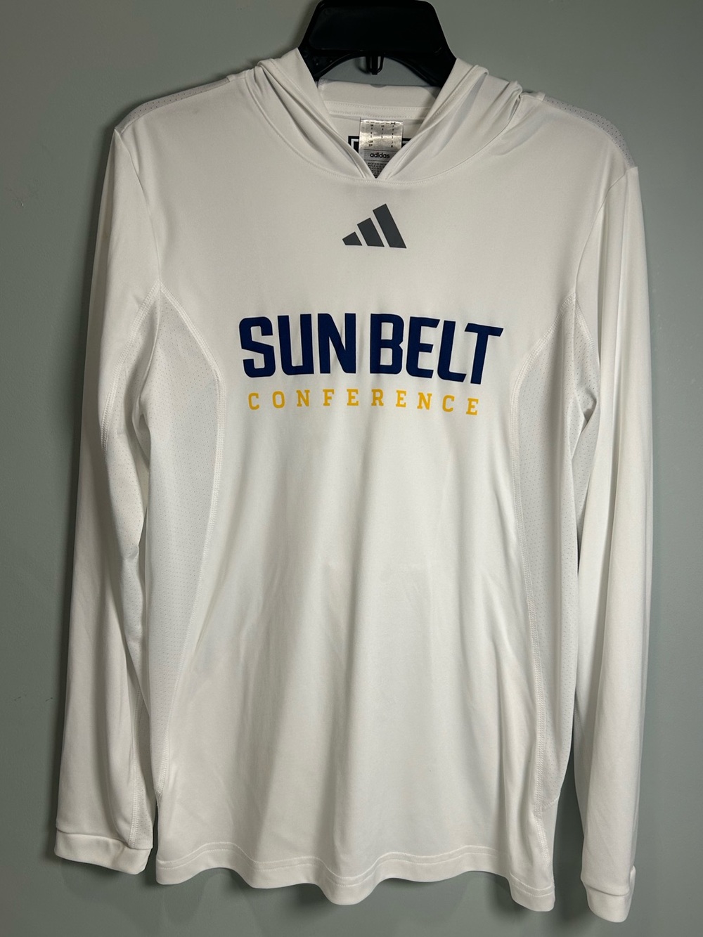 Adidas Aeroready Sun Belt Conference Hooded Training Top Men’s S Collegiate SBC